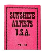 1970s Sunshine Artists USA Magazine Order Form Brochure Publication Vint... - $28.01 CAD