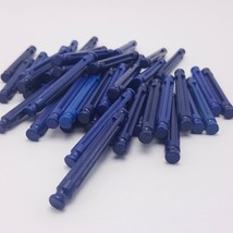 50 K&#39;nex Rod 54mm Blue Replacement Part Piece Plastic 90952 90952B - £4.43 GBP