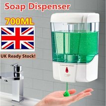 700ML AUTOMATIC SOAP DISPENSER WITH SENSOR INFRARED FOR BATHROOM KITCHEN... - £12.78 GBP