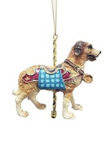 Kurt Adler 4" Rescue Dog Carousel Dobby Christmas Ornament C6737 - $16.88
