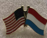 USA &amp; Luxembourg Friendship Lapel Pin - $9.98