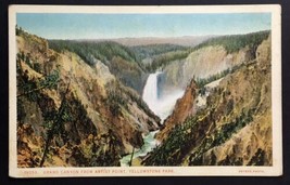 Grand Canyon from Artist Point Yellowstone National Park Haynes Postcard - $5.00