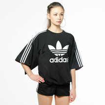 Rita Ora x Adidas AJ7240 KIMONO Sleeve Crop Top Black / White ( XS ) - £134.19 GBP