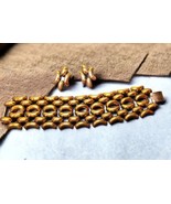 Renoir Copper Anodized Bracelet and Earrings Set Signed - €54,98 EUR