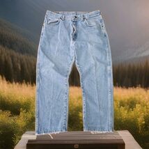 Wrangler Vtg 90's Jeans Mens Sz 36x30 (34x25) Western Chore Denim Pants ... - $22.28