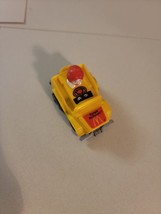 Vintage 1985 Ronald McDonald&#39;s Pullback Car Happy Meal Toy Yellow Red Collectors - £8.54 GBP