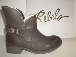 Rebels Size 8 M Ellis Taupe Brown Ankle Boots New Womens Shoes - £77.07 GBP