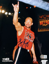 Lex Luger Signed 8x10 WCW Photo Beckett - £45.00 GBP