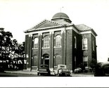 RPPC RANDOLPH COUNTY COURTHOUSE in HUNTSVILLE MO Missouri UNP Postcard - $14.80