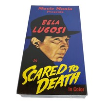 Scared To Death Vhs Video Bela Lugosi Horror Movie 1986 Vintage Vcr Tape - £10.65 GBP