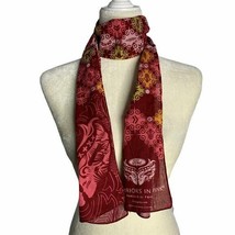 Breast Cancer Warriors in Pink FORD Scarf One Size Red Pink Wings  - £9.03 GBP