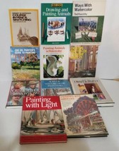 Art Painting Lot 11 HC/PB/DJ Books Vintage Watercolor Drawing Sketching Markers - £62.51 GBP