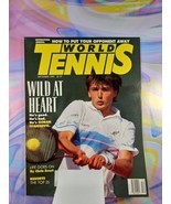 World Tennis Magazine December 1990 Issue Goran Ivanisevic Cover - $6.64