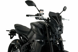 Puig Windscreen Naked New Gen Touring Dark Smoke for 2021 Yamaha MT-09 - $168.71