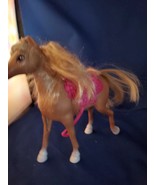 Mattel 2012 Barbie Doll Horse with Pink saddle Brown Gold Hair  - €12,79 EUR