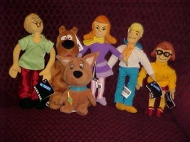 Complete Set Scooby Doo Bean Bags Most With Tags Warner Bros 1999 - £77.86 GBP