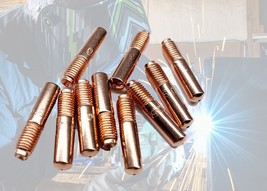 10pc Copper Contact Tip For Mig Welding Torch Miller M15 M25M40 Tweco or... - $8.99