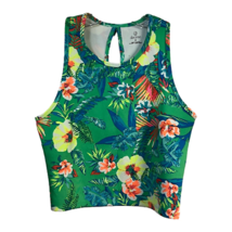 Decree Womens Tank Top Shirt Multicolor Hawaiian Sleeveless Scoop Neck S... - £14.93 GBP