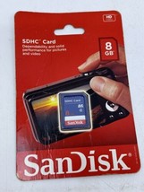 SanDisk 8GB SDHC Flash Memory Card SDSDB-008G-A46C New In Box - £10.05 GBP