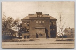 Lynn MA RPPC Hood School Closed 1902 Due To Black Diphtheria Photo Postcard U30 - £37.51 GBP