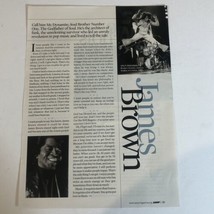 James Brown Magazine Article 1 page Vintage 2004 - £4.66 GBP
