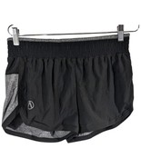 Womens Lined Running Shorts Size M Medium Black North Acrux - $468.93 MXN