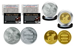 Apollo 11 50th Anniv. Man in Space Robbins commemorative Medals 2-Piece Coin Set - £14.90 GBP