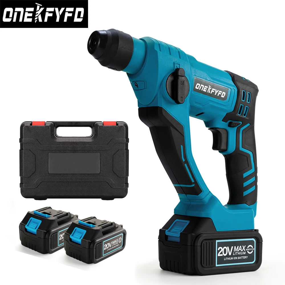2in1 Cordless Electric Hammer Electric Impact Drill Multi-function Rotary - £111.12 GBP+
