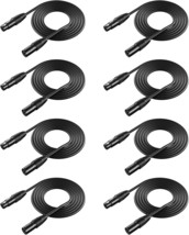 Neewer 8 Pack 6.5 Feet/2 Meters Stage Light Cable Wires With 3 Pin Signal Xlr - £30.78 GBP