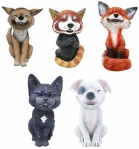 Ebros Sinister Grinning TeeHee Pets Collectible Statue 4.25&quot;H (Set of 5 Teehee) - £40.17 GBP