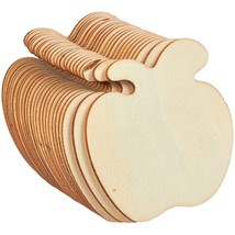 Unfinished Wood Cutout, 24-Pack Shaped Wood Pieces For Wooden Craft Diy - £17.17 GBP