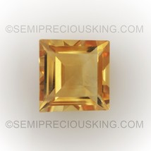 Natural Citrine Square Step Cut 8X8mm Dandelion Color VS Clarity Loose G... - £30.00 GBP