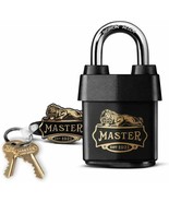 Master Lock 1921D Heavy Duty Outdoor Padlock with Key and Keychain - $50.86 CAD