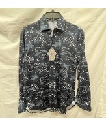 Luchiano Visconti Black Limited Print New Men’s Dress Shirts Lot of 5 - $76.28 CAD