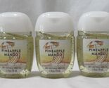 Bath &amp; Body Works PocketBac Hand Gel Set Lot Set of 5 PINEAPPLE MANGO - $26.00