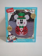 New! 3.5 Foot Disney Airblown Inflatable Mickey Mouse Snowman Gemmy Christmas  - £30.56 GBP