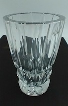 Saint Louis Crystal St Louis Cristal France Camaret Clear Vase Signed Vintage - £106.18 GBP