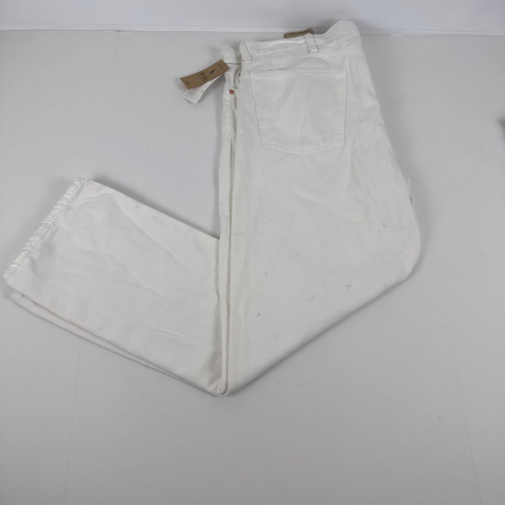 Polo Ralph Lauren Jeans Men's 40x32 Deckwash White Varick Slim Str Garment-Dyed Item image 7