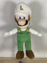 8” Super Nintendo White Hat Green Suit Ice Luigi Soft Plush Toy - $11.30