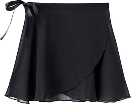 Girls Women Ballet Skirt Dance Wrap Skirt Chiffon Toddler Ballet Skirts ... - £10.64 GBP