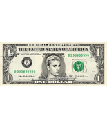 JUSTIN BIEBER - Real Dollar Bill Cash Money Collectible Memorabilia Cele... - £7.09 GBP