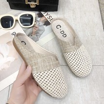 New Woman Canvas Women Flats Hollow Cut-Outs Summer Shoes Women&#39;s Loafers Female - £21.80 GBP