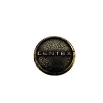 Vintage Centex Gold Circle Collectible Pen Badge Logo Lapel Jacket Hat - £5.05 GBP