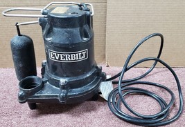 Everbilt 1/2 HP Cast Iron Submersible Sump Pump HDS50 Used - $79.17