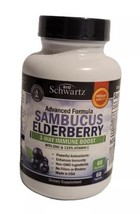 Sambucus Elderberry with Zinc &amp; Vitamin C, 60 Capsules Exp 01/2026 - £15.06 GBP