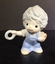 Vintage RUSS LITTLE BOY Playing With Rings FIGURINE Made in Japan - $5.00