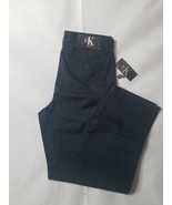 Calvin Klein Men&#39;s Lifestyle Khaki Pants Blues 30W X 30L New with Tags CA5 - £18.13 GBP