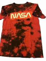 NASA Red And Black Tie Dyed Chemistry Shirt - $10.00