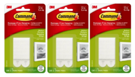 Command Medium Picture Hangers, White, 4 Pairs, 3 Pack - £11.60 GBP