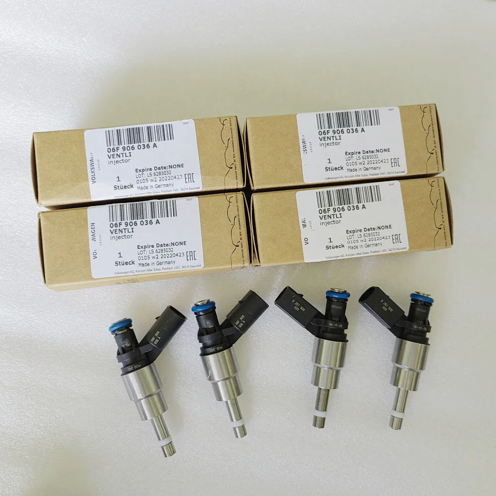 4pcs DE 06F906036A 0261500020 fuel injector for VW TLE PAT JETTA For  A3 / A4 /  - £547.06 GBP